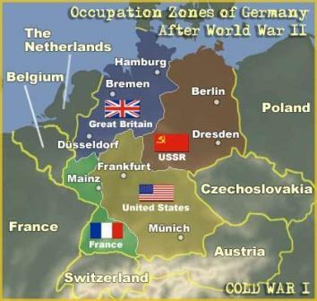 Occupied Zones post wwii germany